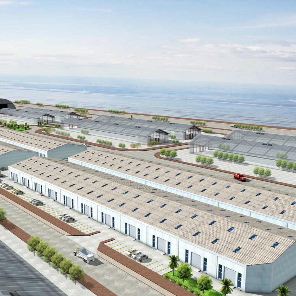 Al Khaleej Warehouses project in Bahrain by Arab Architects
