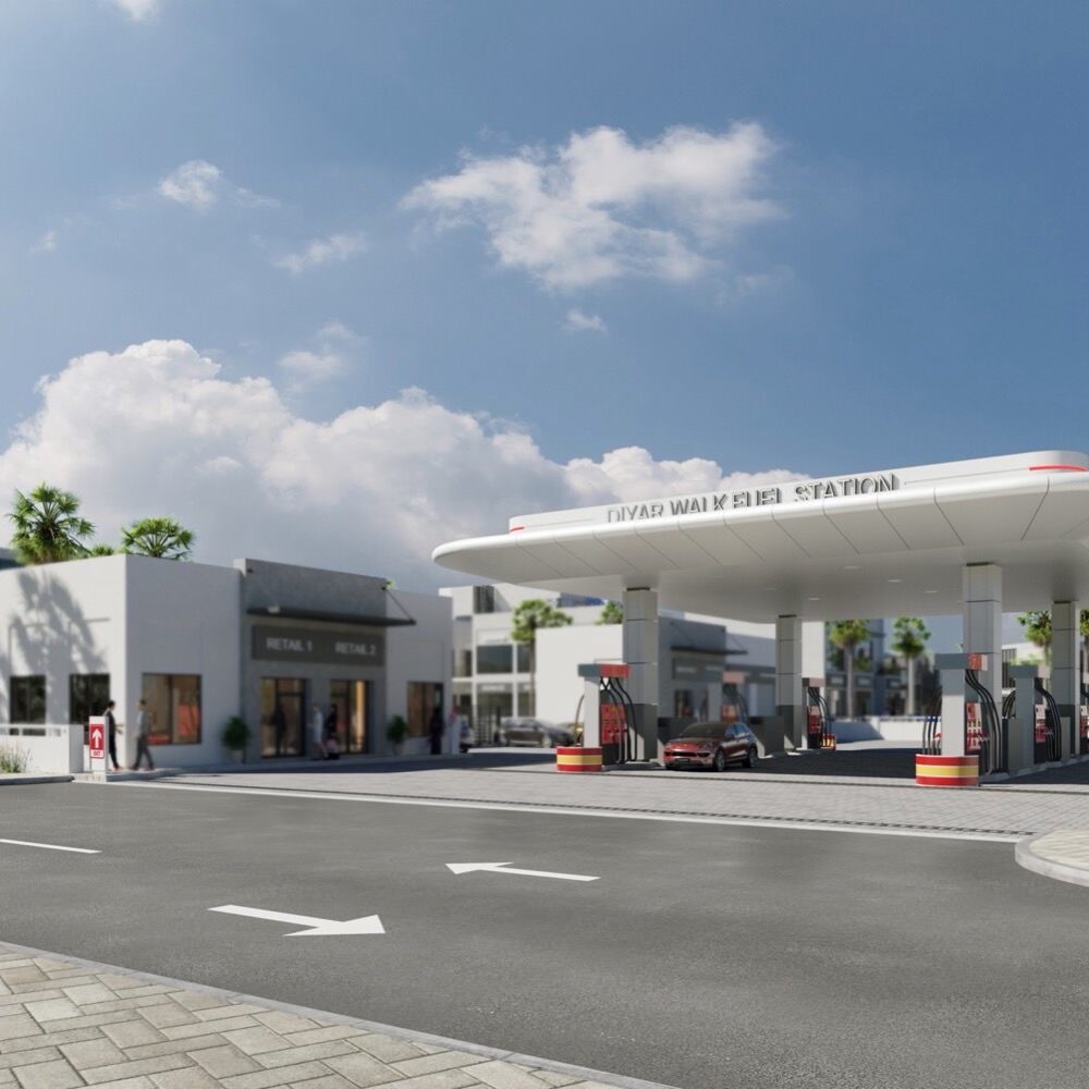 Diyar Walk Fuel Station project in Bahrain by Arab Architects